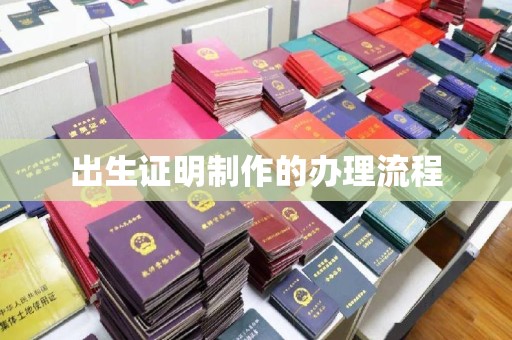 蒲县出生证明制作的办理流程
